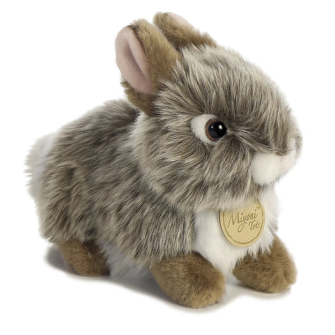 Baby Grey Bunny Plush