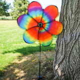 19" Tie Dye Daze Flower Spinner