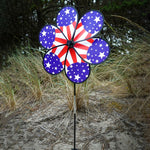 19" Patriot Star Flower Spinner