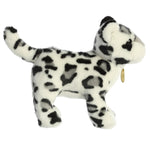 Snow Leopard Plush toy with realistic spots, standing on all fours, crafted from high-quality materials.