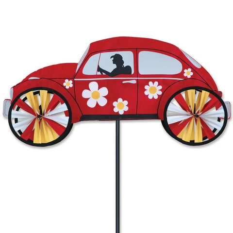 22" Red Hippie Volkswagen Beetle Spinner