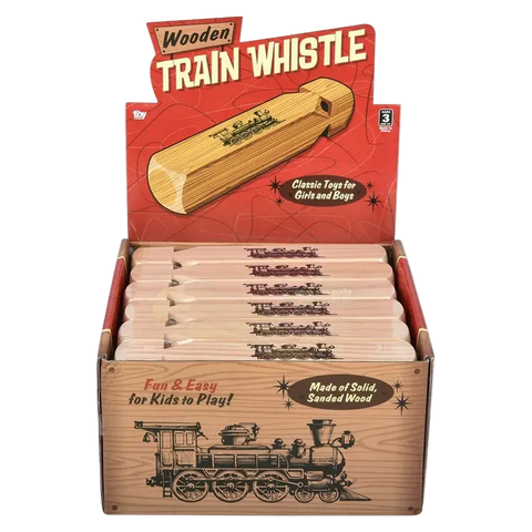 Wooden Train Whistles