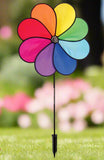 19" Rainbow Dazy Flower Spinner