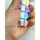 Light Up Pastel Keyboard Fidget Keychain
