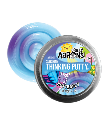 CRAZY AARON'S BUTTERFLY MINI TIN THINKING PUTTY