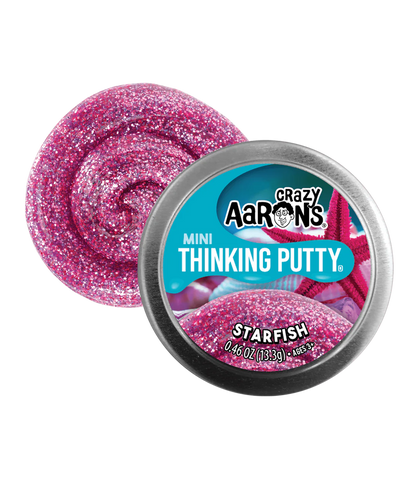 CRAZY AARON'S STARFISH MINI TIN THINKING PUTTY