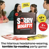 Sorry What?! The Lip Reading Party Game