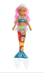 Paisley Tie-Dye Sea Sparkles Mermaid Plush