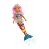 Paisley Tie-Dye Sea Sparkles Mermaid Plush