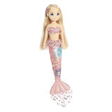 Floral Sparkles Daisy Mermaid Plush