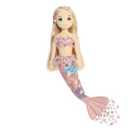Floral Sparkles Daisy Mermaid Plush