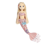 Floral Sparkles Daisy Mermaid Plush
