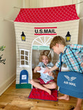 Post Office Doorway Storefront with Mailman's satchel