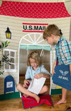 Post Office Doorway Storefront with Mailman's satchel