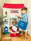 Post Office Doorway Storefront with Mailman's satchel