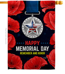 Memorial Day - Honor Our Hero House Flag