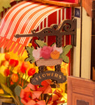 DIY Miniature House Kit: Floral Corner