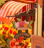 DIY Miniature House Kit: Floral Corner