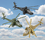 Diecast 8" Apache Helicopters