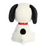Sitting Snoopy Plush toy featuring soft, huggable fabric and iconic design from the Peanuts collection.