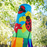 Ladybug Flower 40" Windsock