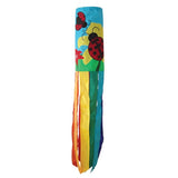 Ladybug Flower 40" Windsock