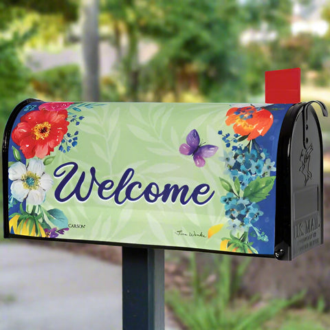 Floral Spray Mailbox Cover