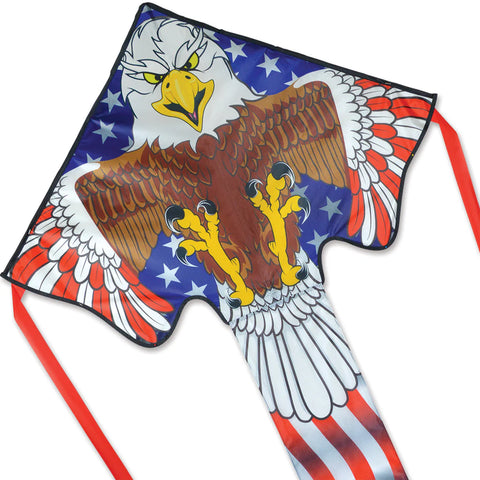 Patriotic Eagle Large Easy Flyer Kite