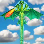 2D Three-Headed Dragon Kite