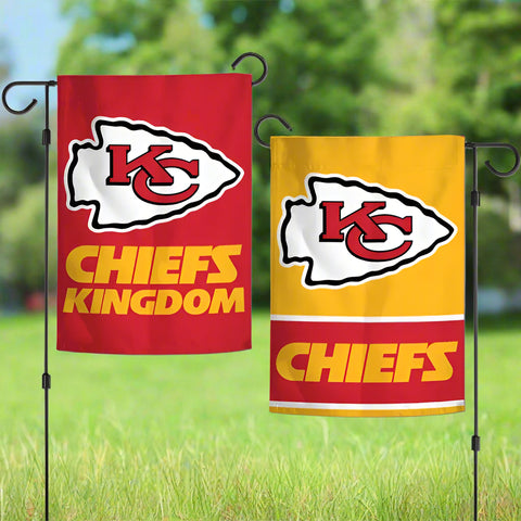 Kansas City Chiefs Reversable Garden Flag