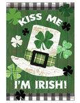 Kiss Me, I'm Irish! Garden Flag