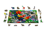 WoodenCity: Parrot Island Puzzle