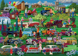 WoodenCity: Vintage Cars Puzzle