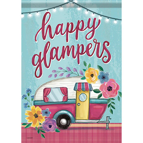 Happy Glampers Durasoft Garden Flag