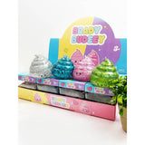 Maltose Glittered Poop Squishy Toy