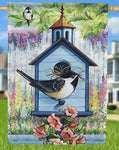 Chickadee Homecoming Durasoft House Flag