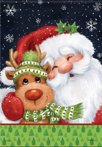 North Pole Friends Durasoft Garden Flag