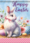 Happy Easter Bunny Durasoft Garden Flag