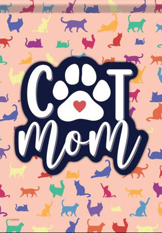 Cat Mom Durasoft Garden Flag