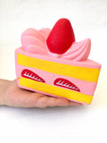Sliced Strawberry Cake Squishy