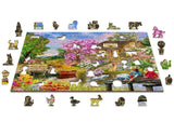 WoodenCity: Springtime Cottage Puzzle