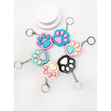 Cat Paw Clicker Fidget Keychain