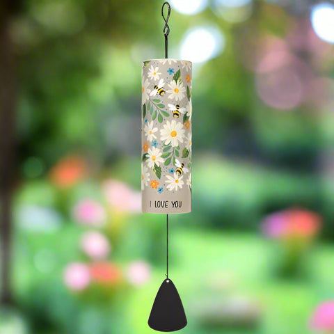 I Love You 13" Cylinder Sonnet Chime