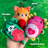 Bubble Stuffed Plush Fruit Mashup Squishies