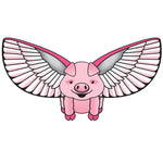 Flying Pig 65" Kite