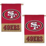 49ers Applique House Flag