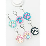 Cat Paw Clicker Fidget Keychain