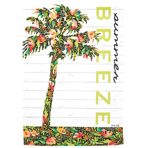 Summer Breeze Palm Garden Flag