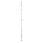 Multi-Color Glass 71" Rain Chain