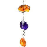 Multi-Color Glass 71" Rain Chain